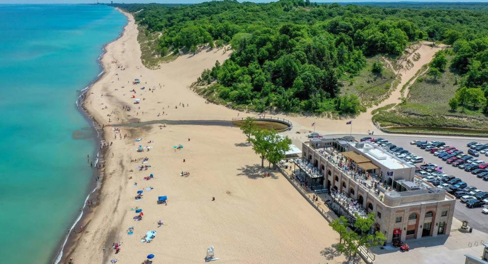 Lake Street Beach, Indiana, USA